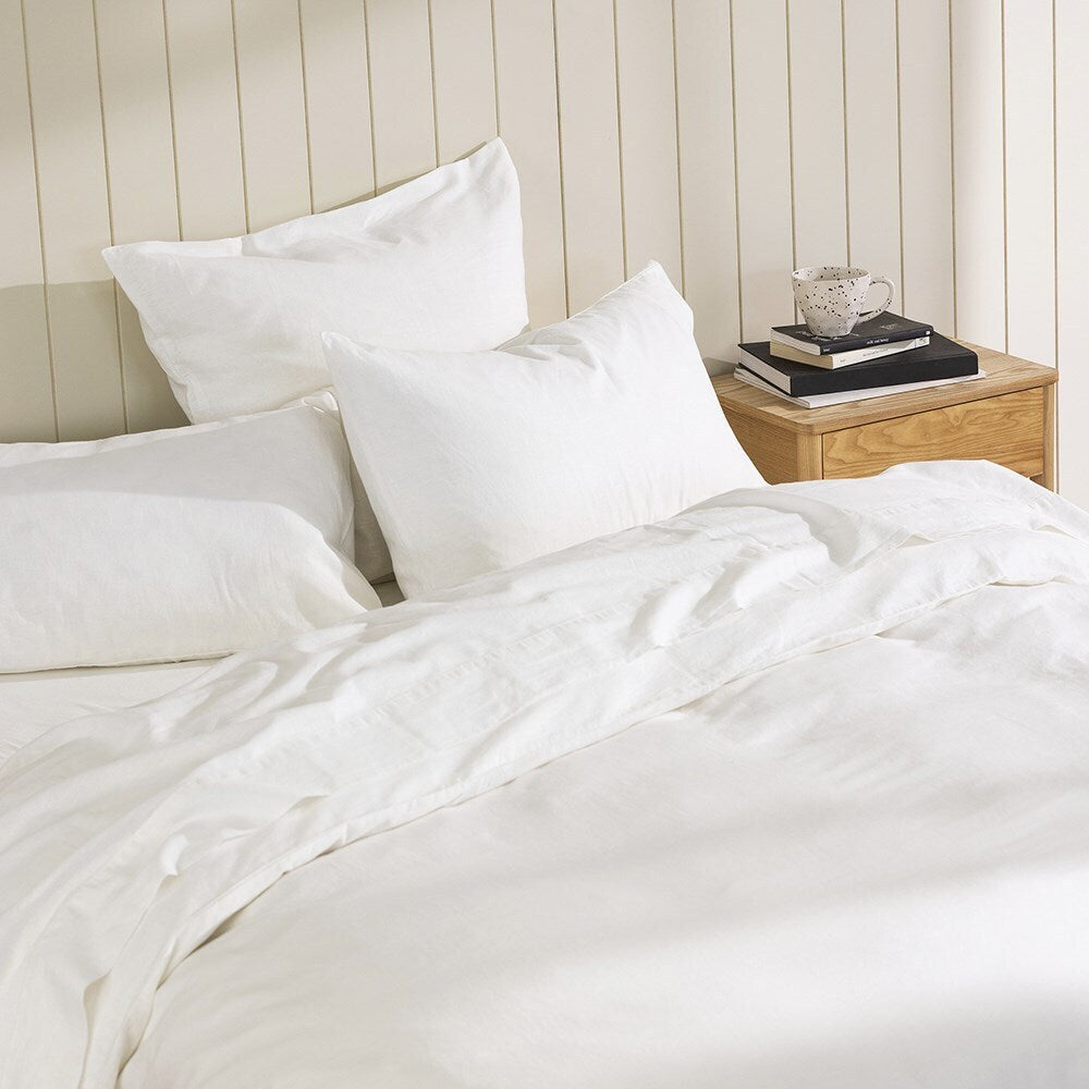 Ecology Dream Series Size Queen Bed Soft Quilt Cover White Home Bedding — image 2