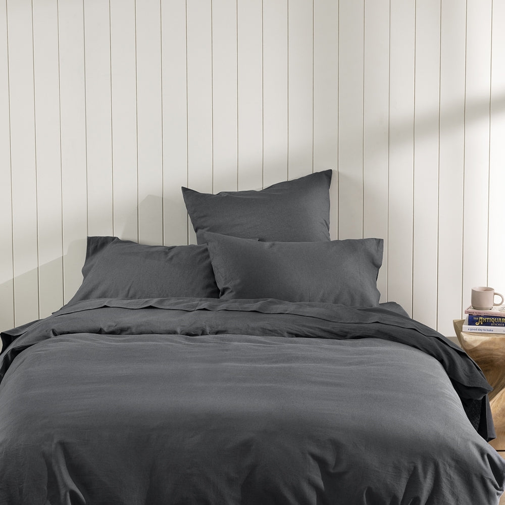 Ecology Dream Size 73 x 48cm Soft Sleeping Pillowcase Pair Storm Home Bedding — image 3