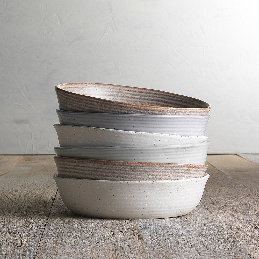 Ecology Ottawa Lichen 22cm Stoneware Dinner Bowl Noodle/Soup Rice Dish Grey — image 2