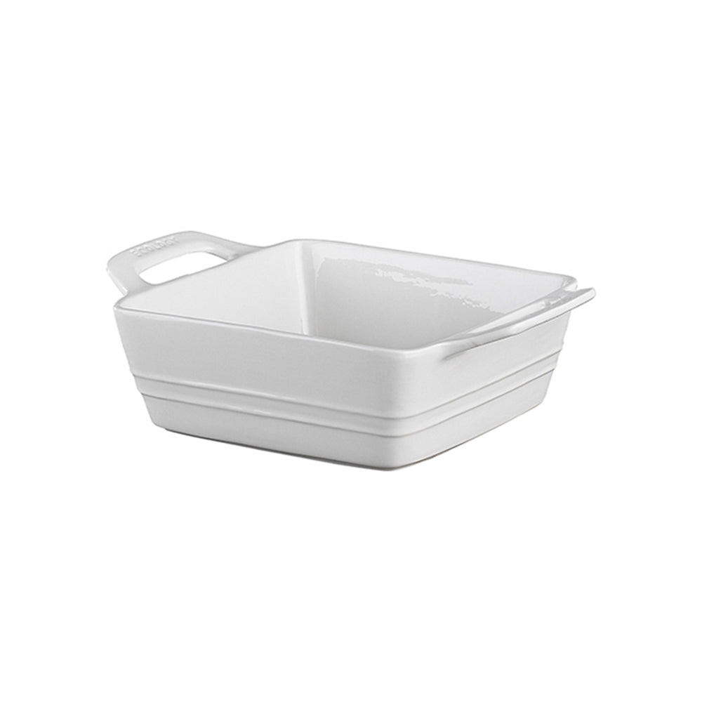Ecology Signature Square 24cm Baker Porcelain Baking Oven Dish Bakeware White (2 Pack) — image 3
