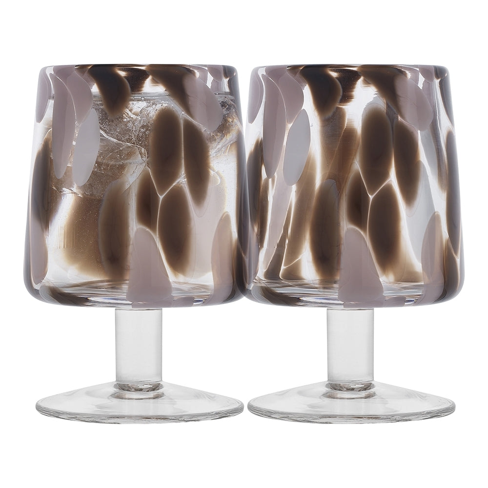 Ecology 4pc Soda Glass Camille Goblets 310ml 125ml