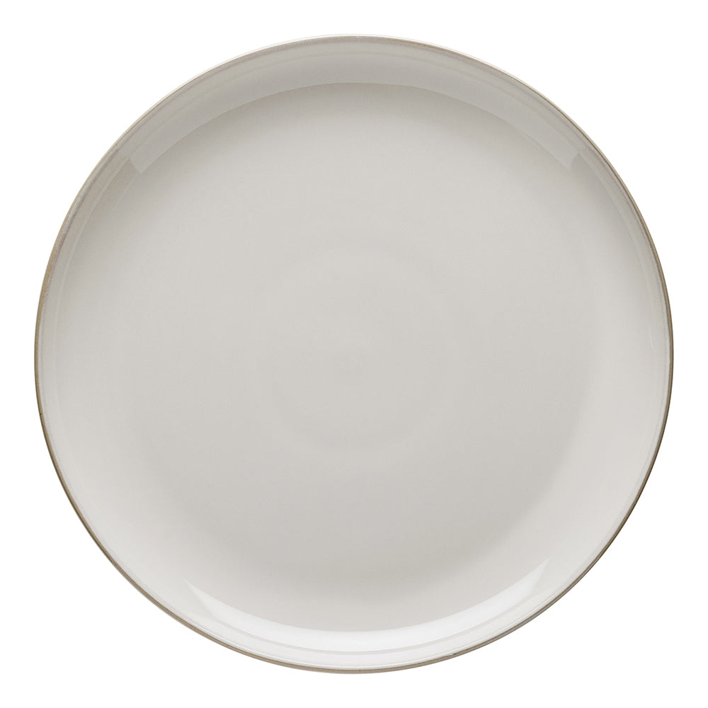 Ecology Stoneware Dinnerware Element Aesthetic Dinner Plate 26.5cm Blanc