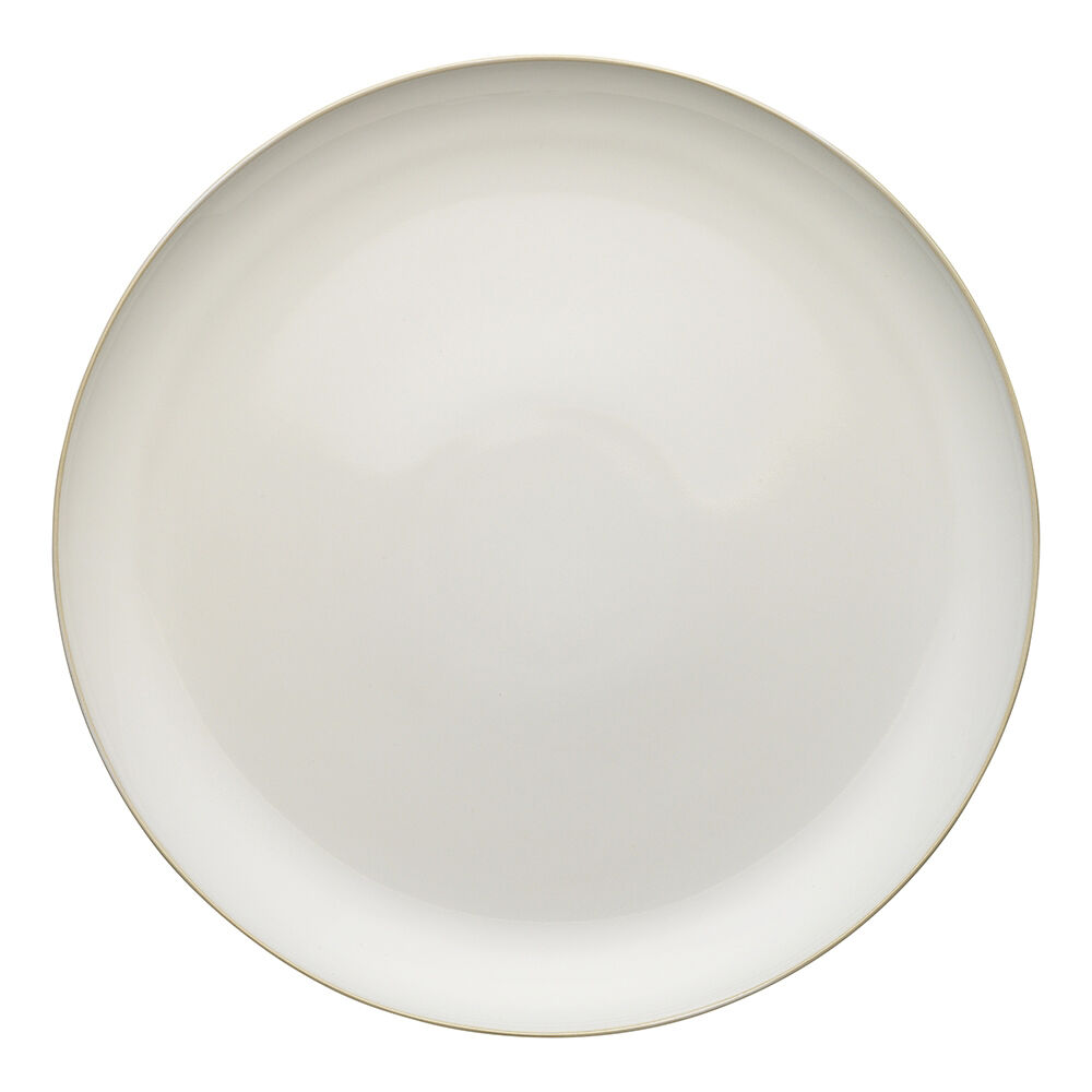 Ecology Element Stoneware Serving Platter Dinner Food Dish Tableware Blanc