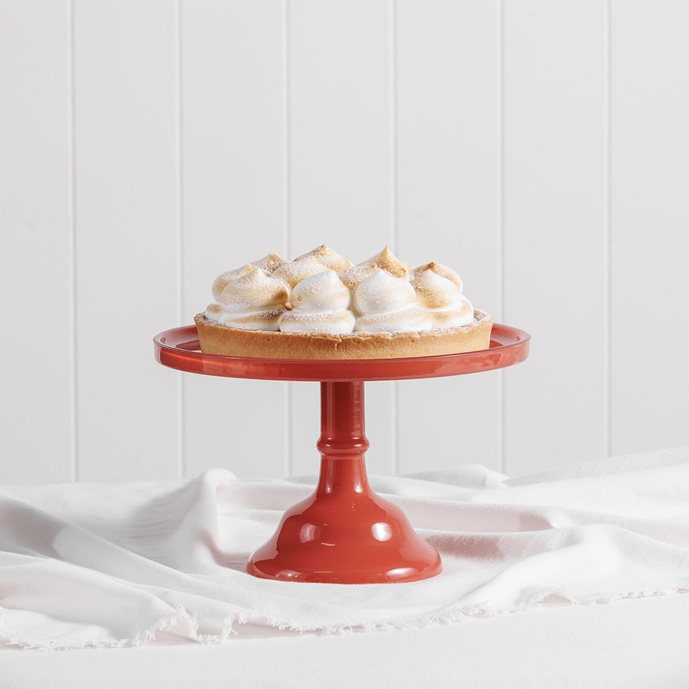 Ecology Glass Torte Cake Stand Dessert Display Holder 25x15.5cm Lobster Red — image 2