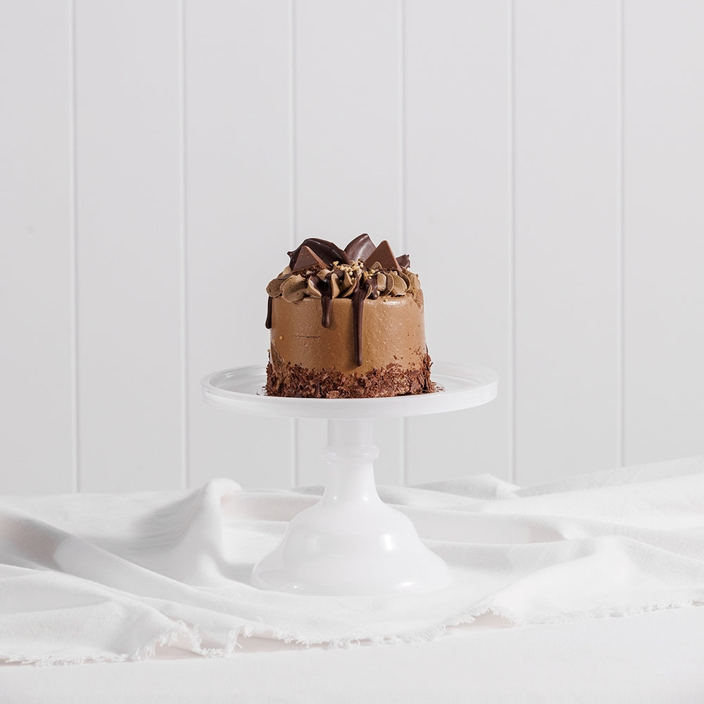 Ecology Glass Torte Cake Stand Dessert Display Holder Server 19x13cm White — image 2