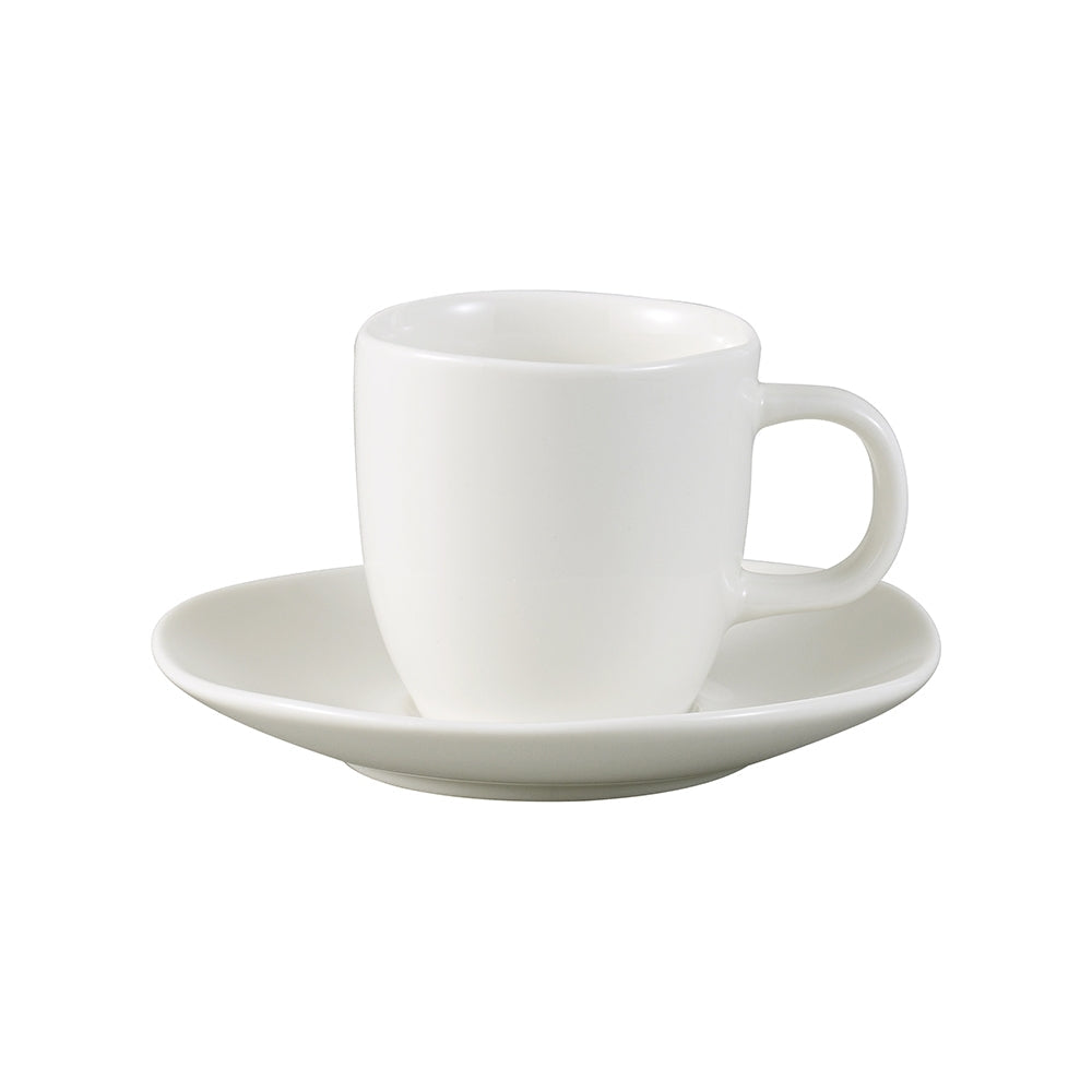 Ecology Elegant Tableware Porcelain Haven Espresso Cup & Saucer 80ml White