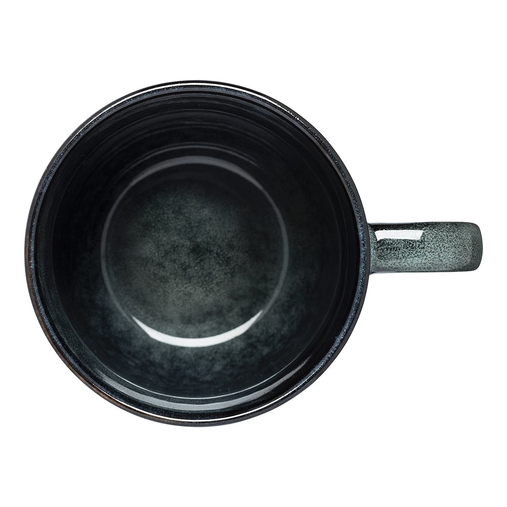 Ecology Element 360ml Stoneware Coffee Mug Cup w/ Handle Round Tableware Raven — image 2