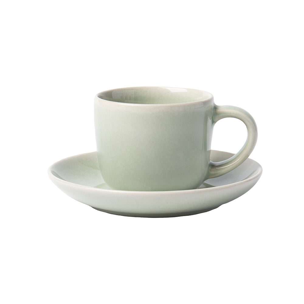 Ecology Stoneware Tableware Element Espresso Coffee Cup & Saucer 120ml Dew (6 Pack) — image 2