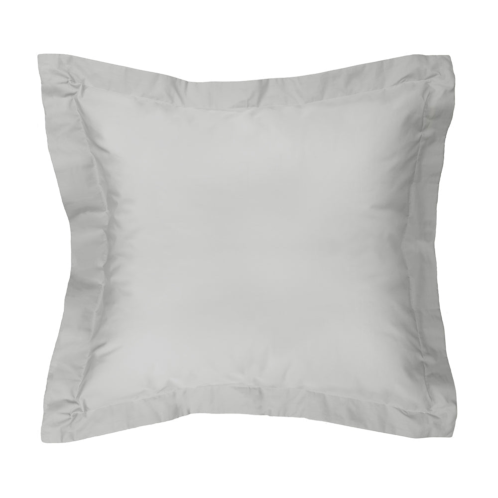 Algodon Euro Pillowcase For Pillow 300TC Cotton Silver Home/Bedding 65x65cm