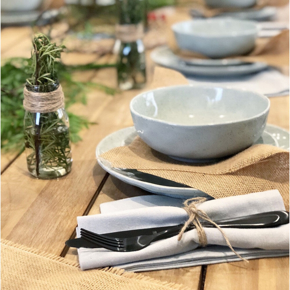 Ecology 12pc Speckle Duckegg Dinner Set Dinnerware — image 7