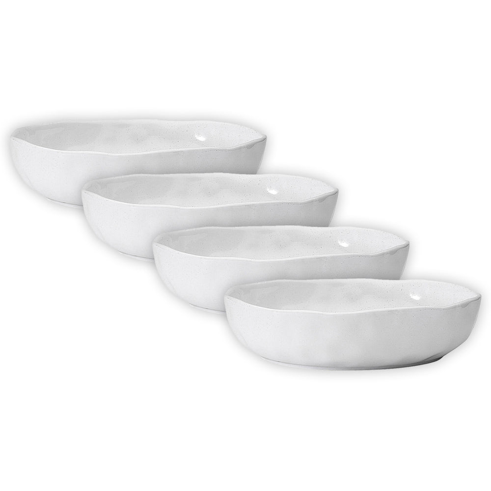 Ecology 22cm Speckle Soup/Salad/Pasta Dinner Noodle Stoneware Dining Bowl (4 Pack)
