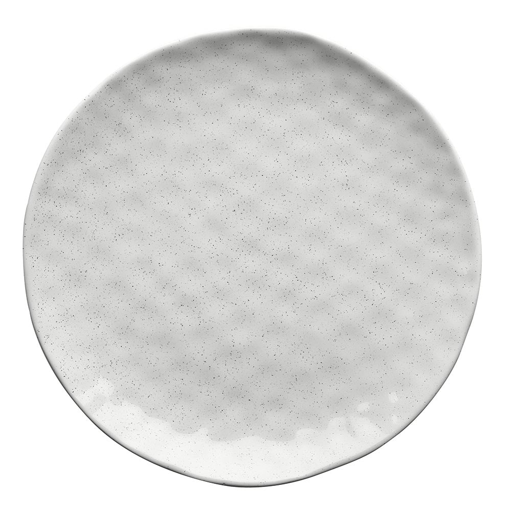 Ecology Speckle Milk 27cm Stoneware Dinner Plate Food Dish Round Tableware White