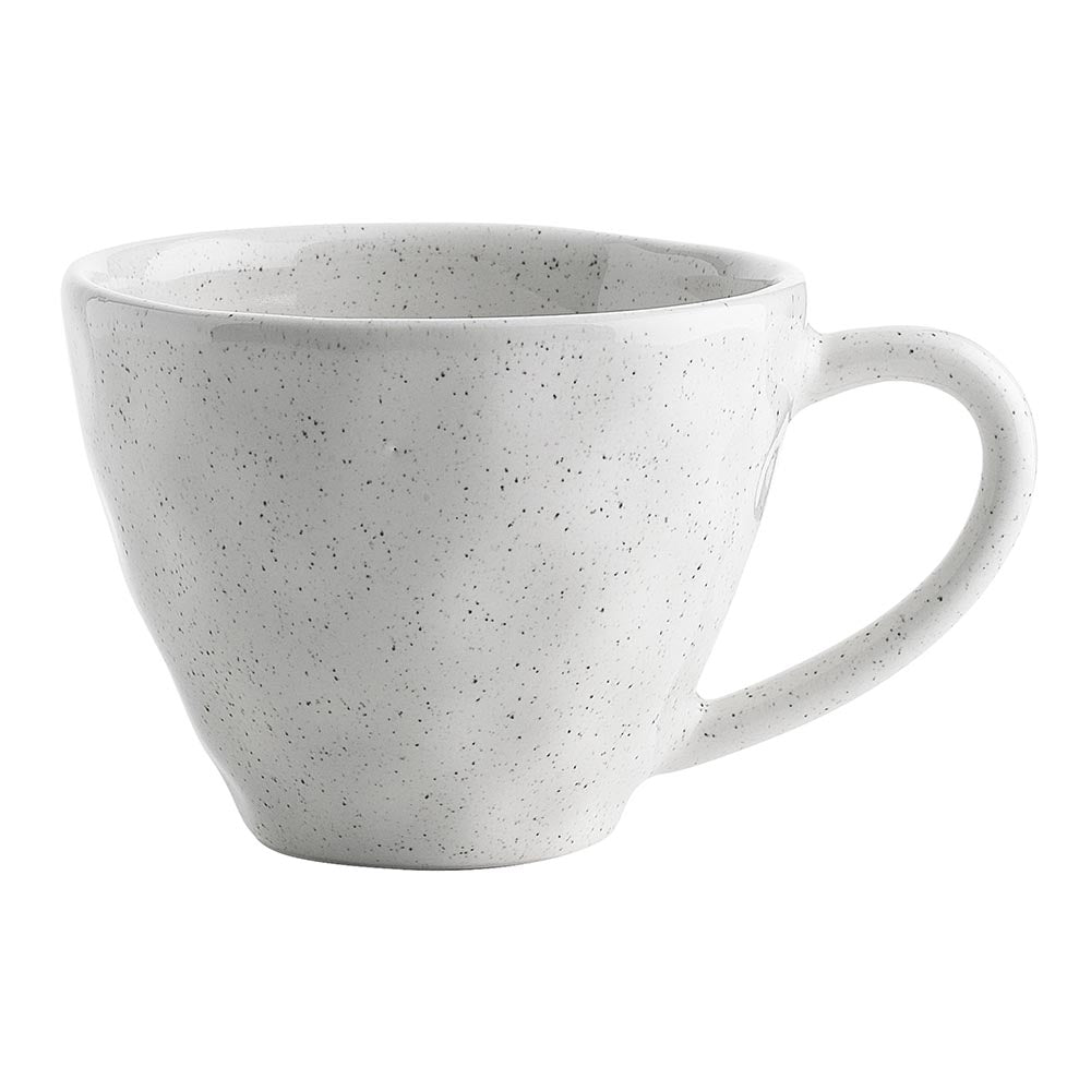 Ecology Speckle Milk 380ml Stoneware Coffee/Tea Mug Cup w/ Handle Round White