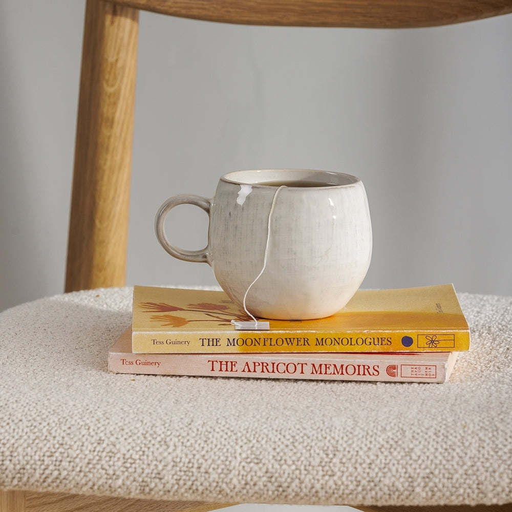Ecology Dinnerware Stoneware Linen Drinking Mug Coffee Cup 330ml/13m Birch — image 2