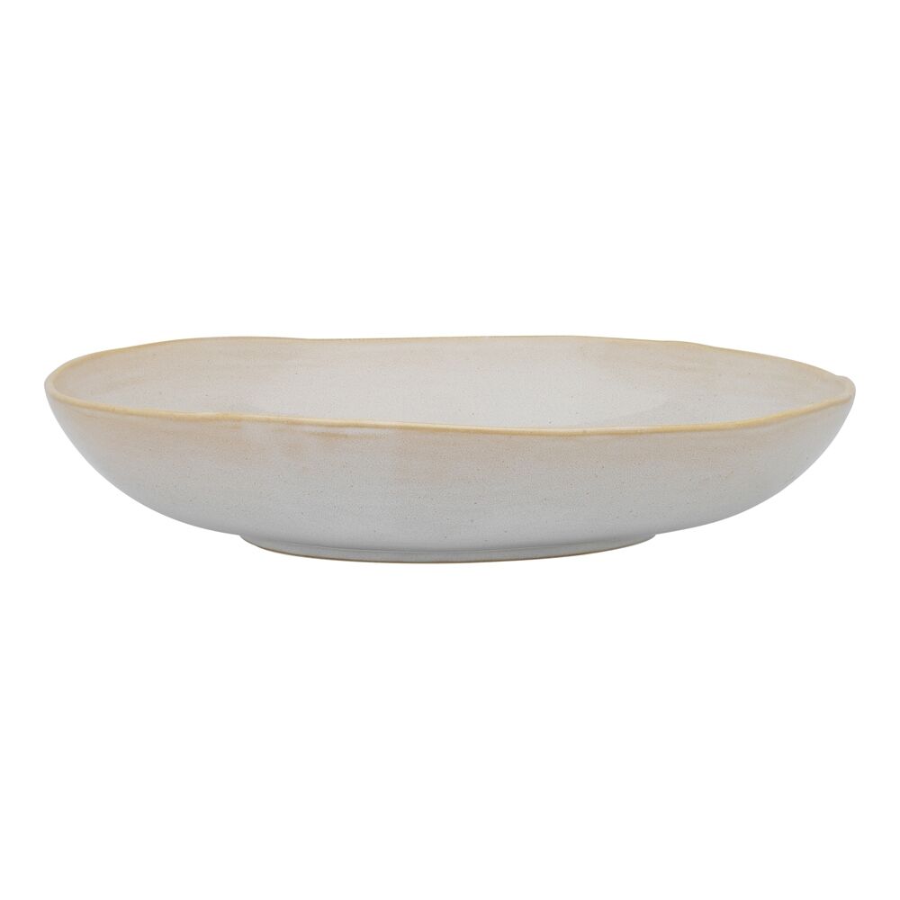 Ecology Reactive Glaze Stoneware Ottawa Shallow Bowl 29 x 5cm White (2 Pack) — image 2