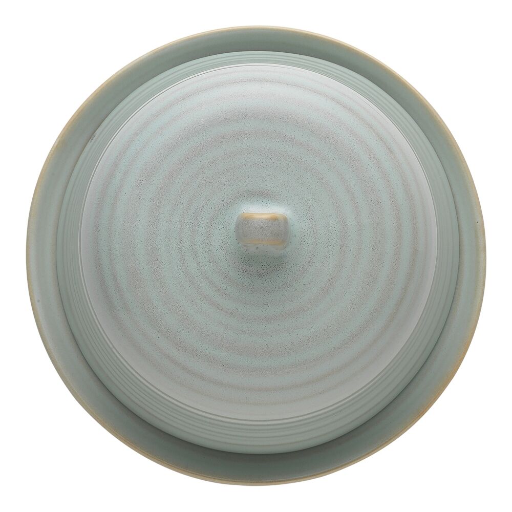 Ecology 15 x 10.5 cm Midday Reactive Glaze Stoneware Ottawa Butter Dish — image 3