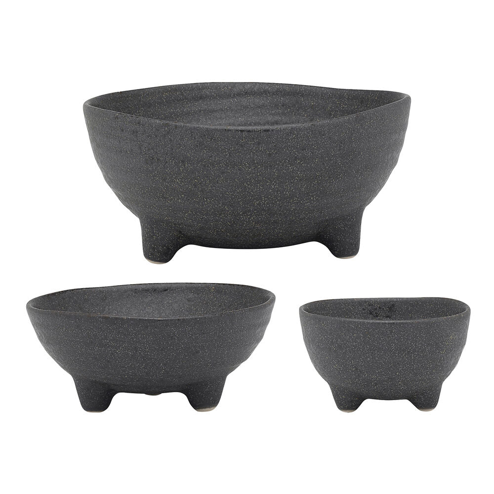 Ecology Ottawa Stoneware Nesting Bowls Food/Soup Dining Tableware Stone (3 Pieces) — image 2