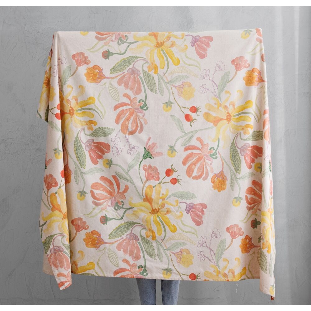 Ecology 180gsm 150x240cm Hand-Painted Midsummer Cotton/Linen Tablecloth — image 3