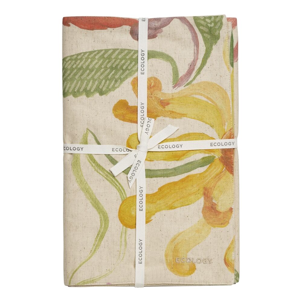 Ecology 180gsm 35x180cm Hand-Painted Midsummer Cotton/Linen Table Runner — image 4