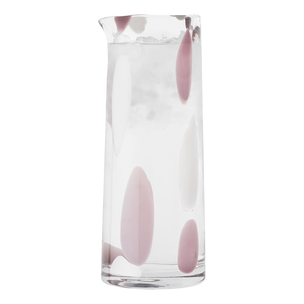 Ecology 1.3L Blush Camille Soda Lime Glass Carafe Drink Decanter Jug — image 2
