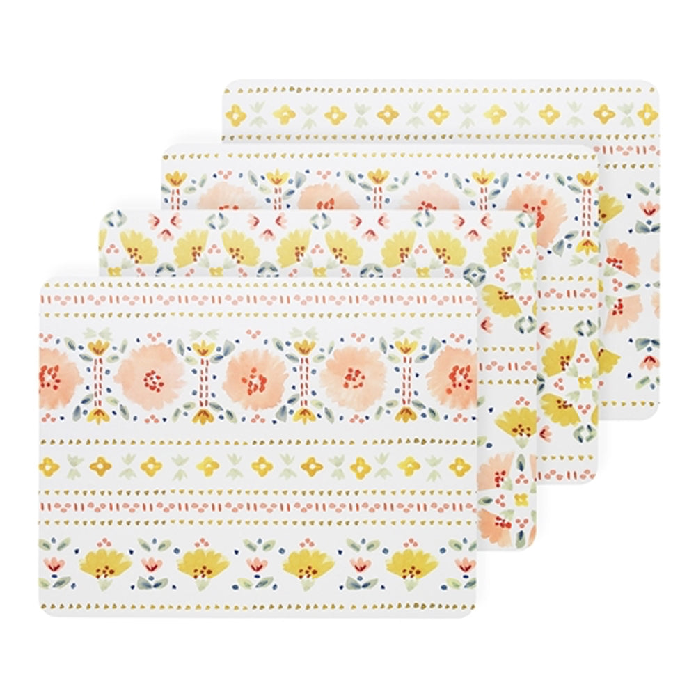 Ecology 26x34cm Clementine Set Placemats Dining Table Protection Home Decor (4 Pieces)