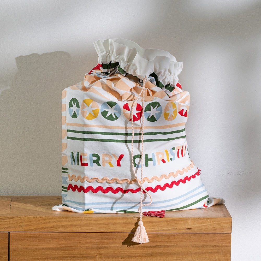Ecology Spirit Santa Sack 50x80cm Cotton Kids/Children Christmas Gifts/Presents — image 5