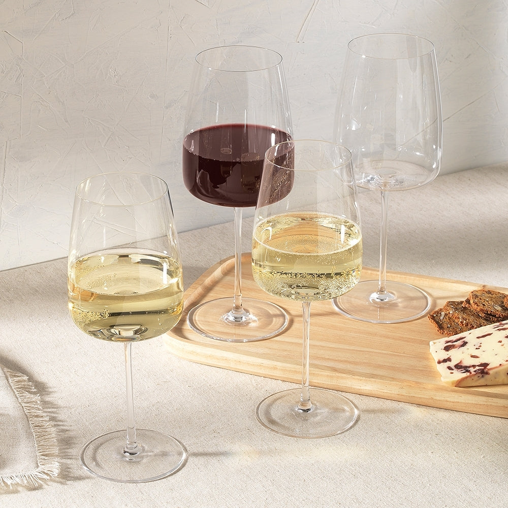 Ecology Epicure Stemmed 450ml/22cm White Wine Glasses Drinkware Set Clear (6 Pieces) — image 4