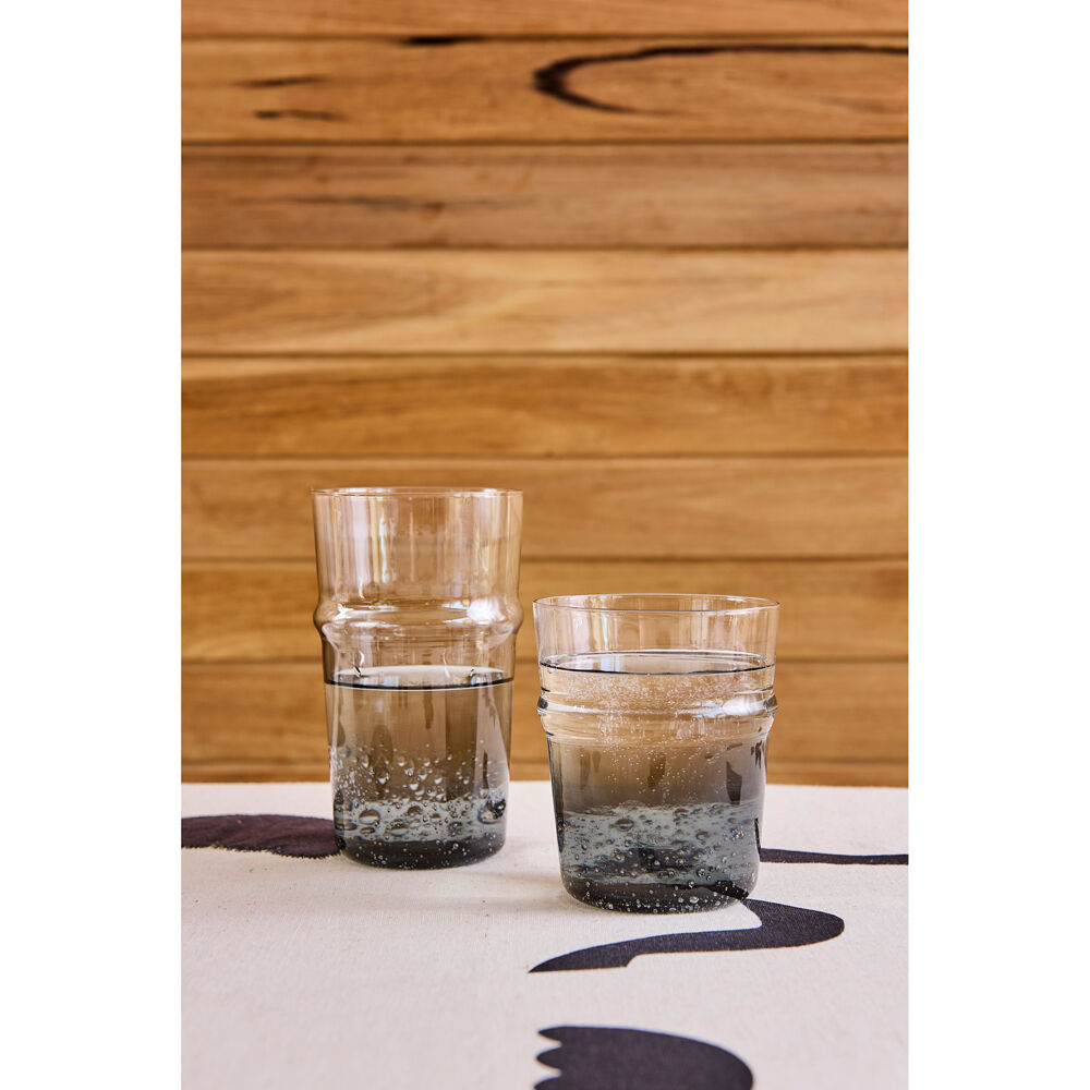 Ecology Dion 400ml Hi Ball Tumbler Drinking Cup Glassware Smoke Grey (4 Pieces) — image 5