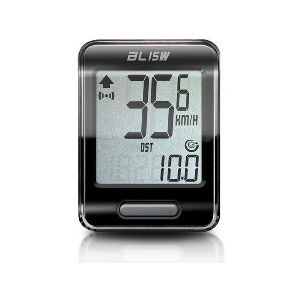 Echowell BL-15 Bike/Cycling LCD Wireless Computer/Odometer Distance/Speed BLK