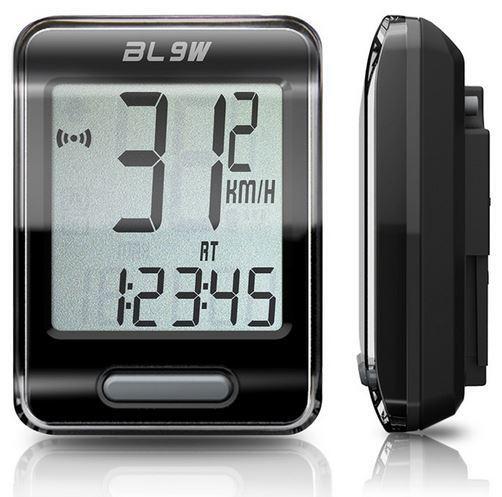 Echowell Compact 9 Function Wireless Slim Bicycle LED Computer - Black 9W
