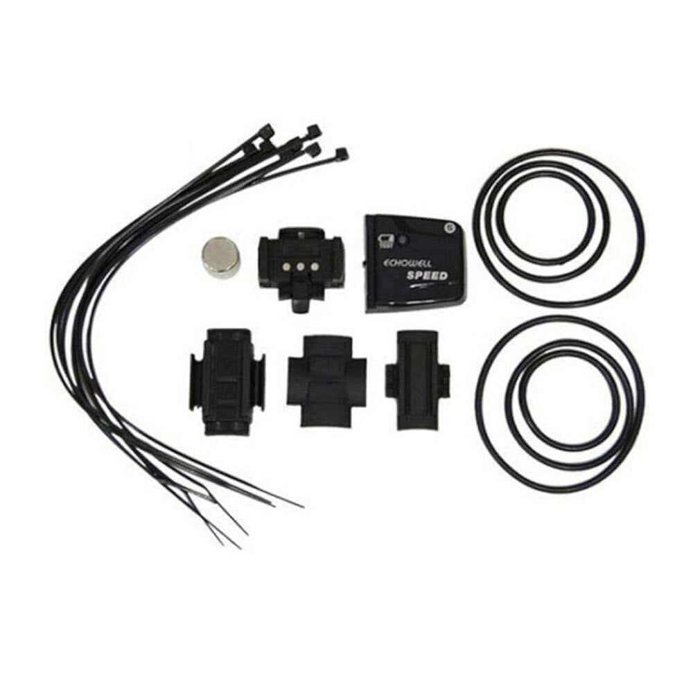 Echowell Compact 9 Function Wireless Slim Bicycle LED Computer - Black 9W — image 3