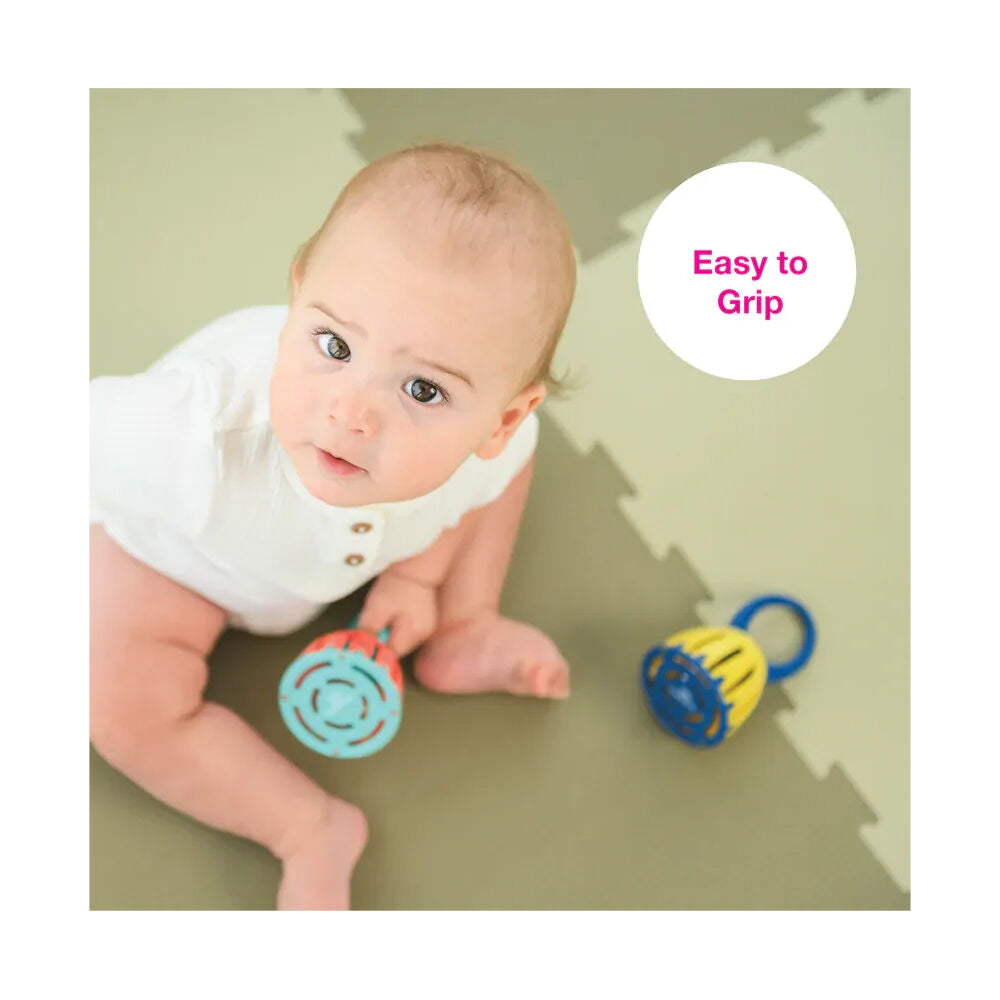 Edushape Baby Toddler 3m+ Musical Sensory Rattle Toy Assorted Classic Bell — image 4