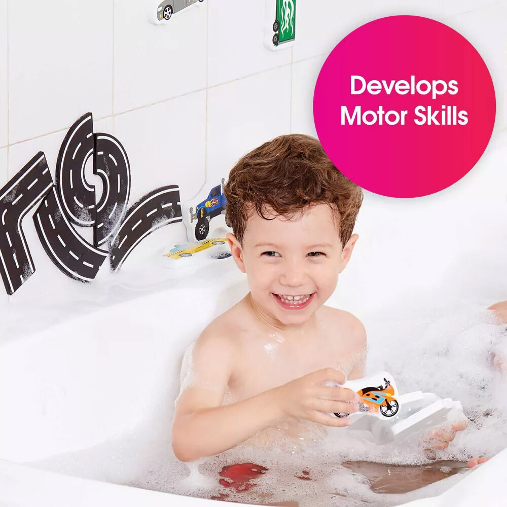 Edushape Kids 3y+ Foam Bath Vehicle Toy Set Magic Creatons Tub Fun Traffic — image 7