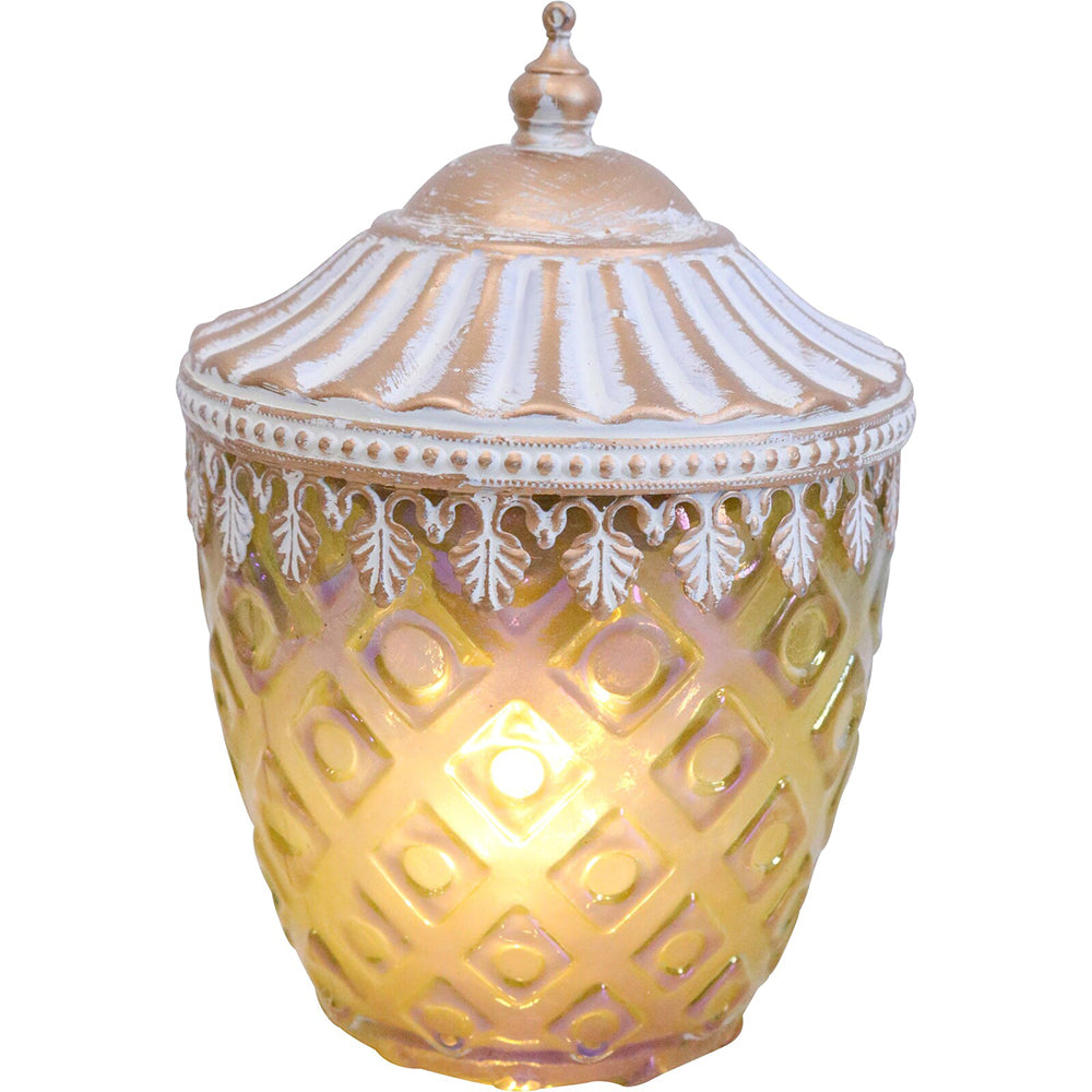LVD Lantern LED Diamont Decorative Lighting Tabletop Display 16.5cm Decor (2 Pack) — image 2