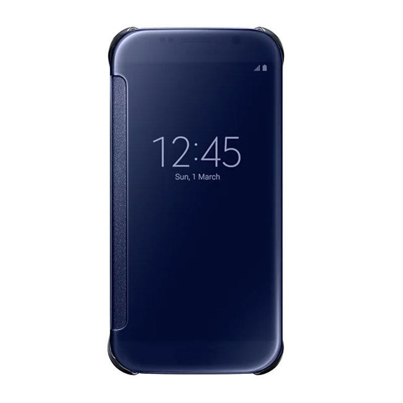 Samsung View Clear Folio Flip Case Protection Cover Genuine for Galaxy S6 Blue — image 2