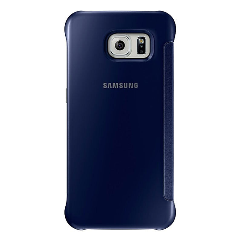 Samsung View Clear Folio Flip Case Protection Cover Genuine for Galaxy S6 Blue — image 3