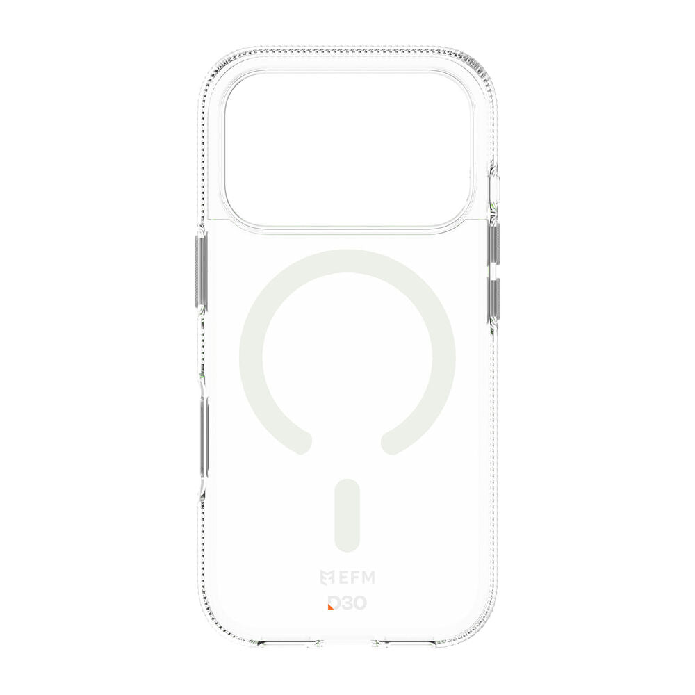 Efm 6.3in Clear Ibiza Phone Case with D3O Zero For iPhone 17 Pro