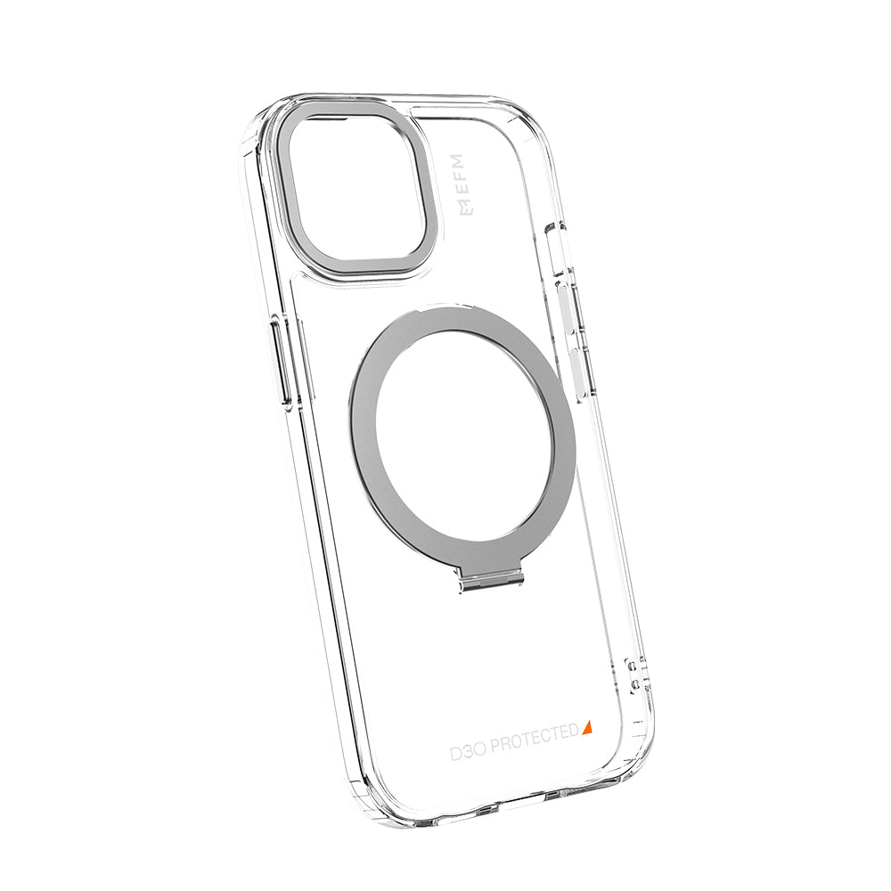 Efm Alta Phone Case Cover Armour w/ D3O BIO For Apple iPhone 15 Crystal Clear