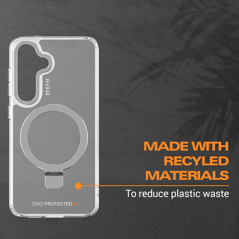 Efm Alta D3O Bio Armour Case For Samsung Galaxy S24 Clear