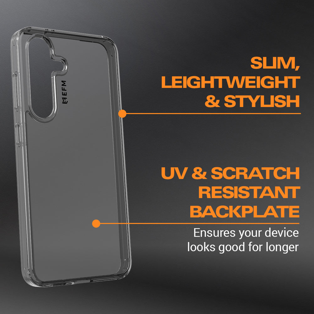 Efm Zurich Armour Case Phone Cover For Samsung Galaxy S24 Clear/Black — image 2