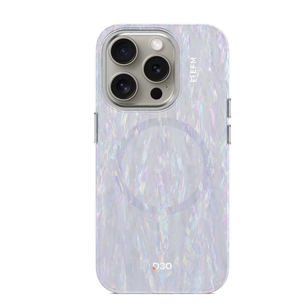 Efm Volta D3O Bio Case Phone Cover For Apple iPhone 16 Plus Mother of Pearl