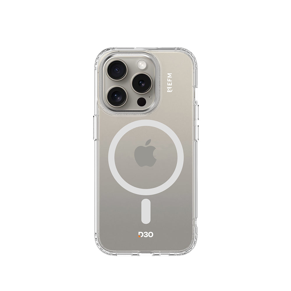 Efm Volta D3O Bio Case Phone Cover Protection For Apple iPhone 16 Pro Clear