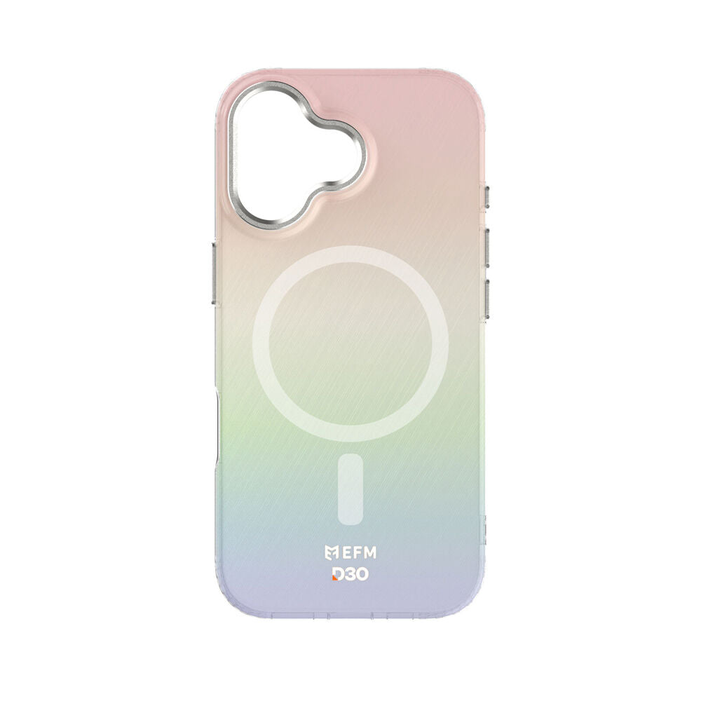 Efm 6.3in Iridescent Volta Phone Case with D3O Bio for iPhone 17