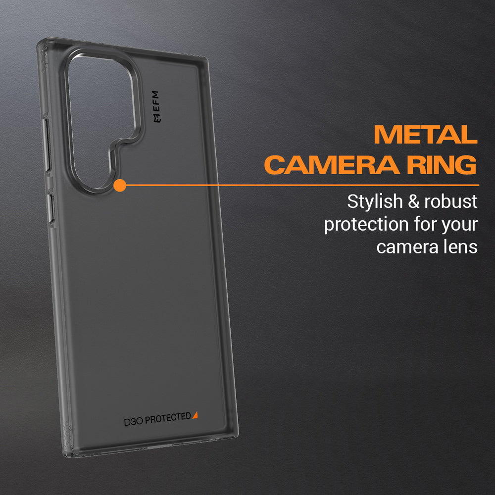 Efm Volta D3O Bio Armour CaseProtection For Samsung Galaxy S24 Ultra Clear/Black — image 2