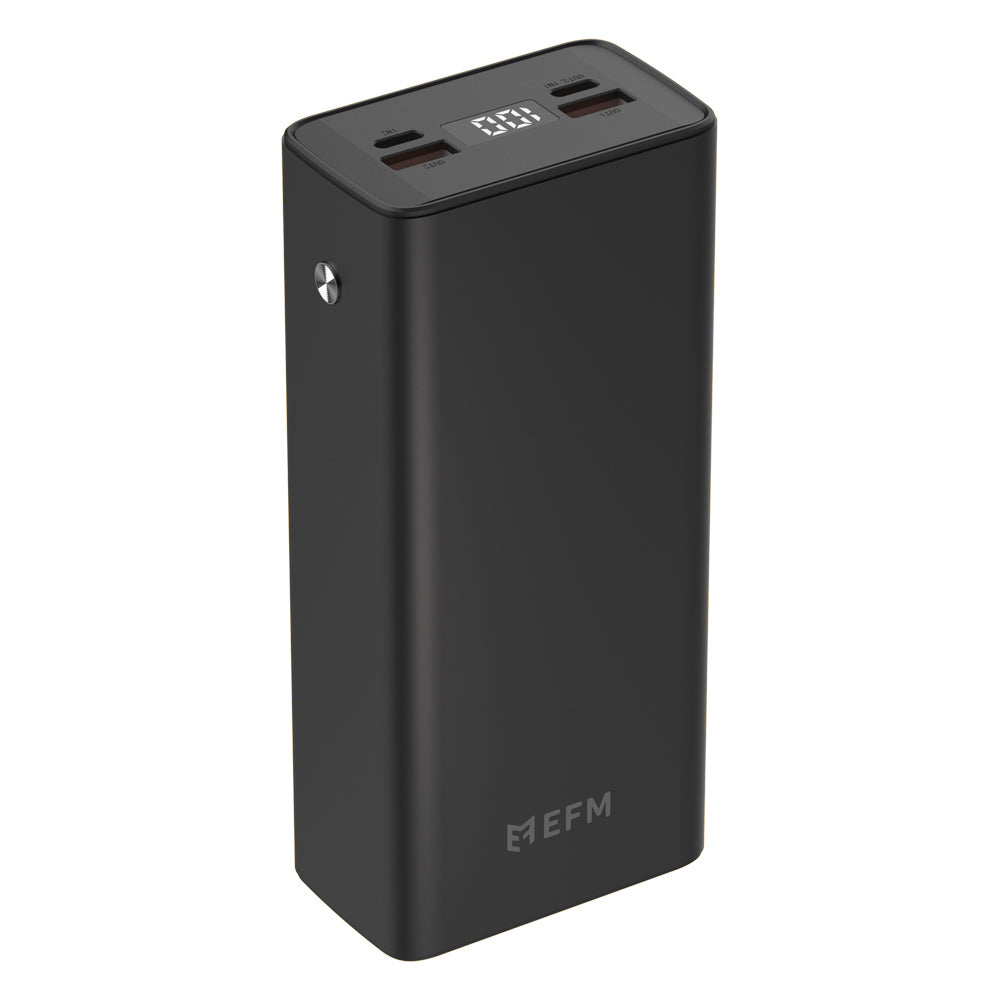 Efm Digital 20W 30000mAh Power Bank Usb-a/usb-c Charger Port Universal Black