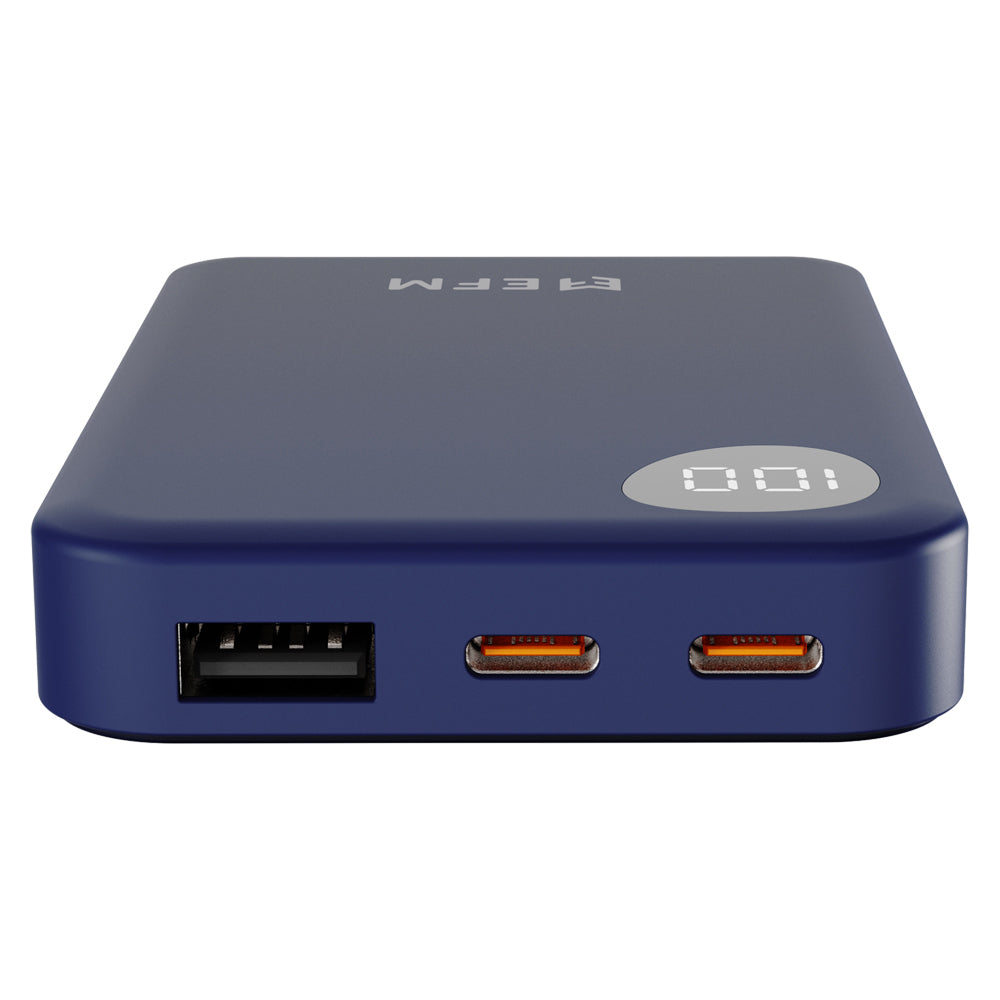 Efm Essential 5000mAh Power Bank Digital Display Universal Phone Charger BLU — image 2