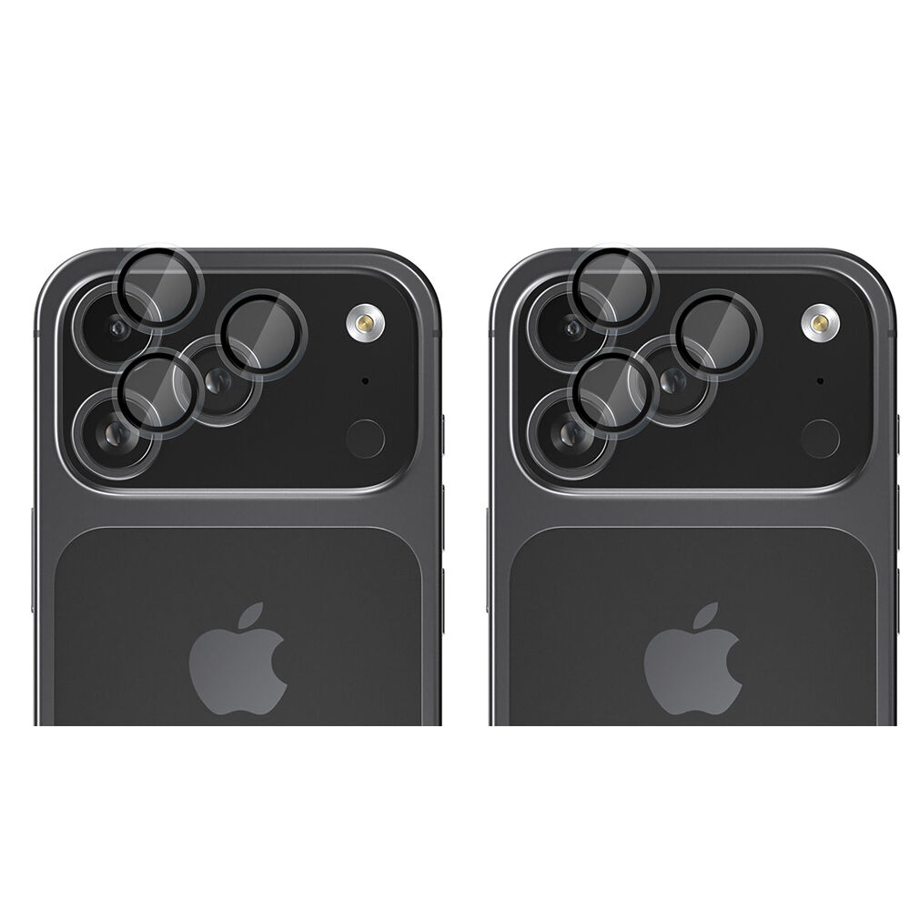 Efm Camera Lens Protector For iPhone 17 Pro 6.3in & 17 Pro Max 6.9in Clear (2 Pack)