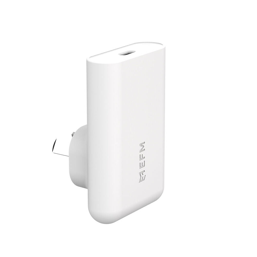 Efm 45W SlimLine Wall Charger Mobile Phone Accessory w/ GaN PD & PPS White