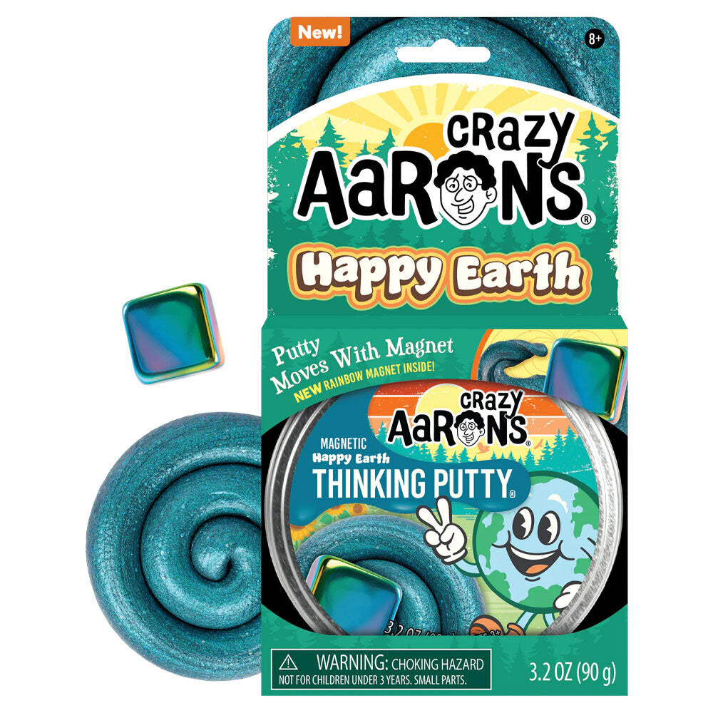Crazy Aarons Happy Earth Thinking Magnetic Storms Putty 10cm