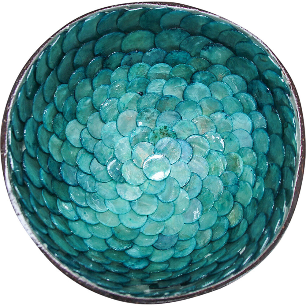 LVD Shell Corfu 13cm Decorative Coco Capiz Bowl Container Home Tabletop Round (2 Pack) — image 3